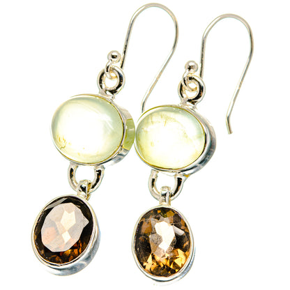 Smoky Quartz Earrings handcrafted by Ana Silver Co - EARR422253