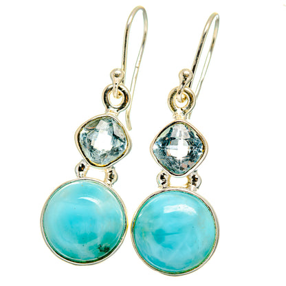 Larimar Earrings handcrafted by Ana Silver Co - EARR422260