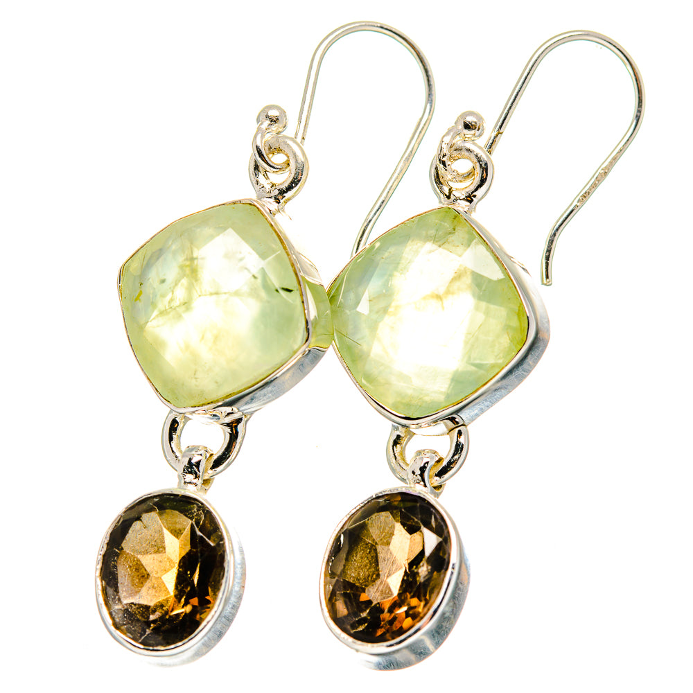 Prehnite Earrings handcrafted by Ana Silver Co - EARR422272