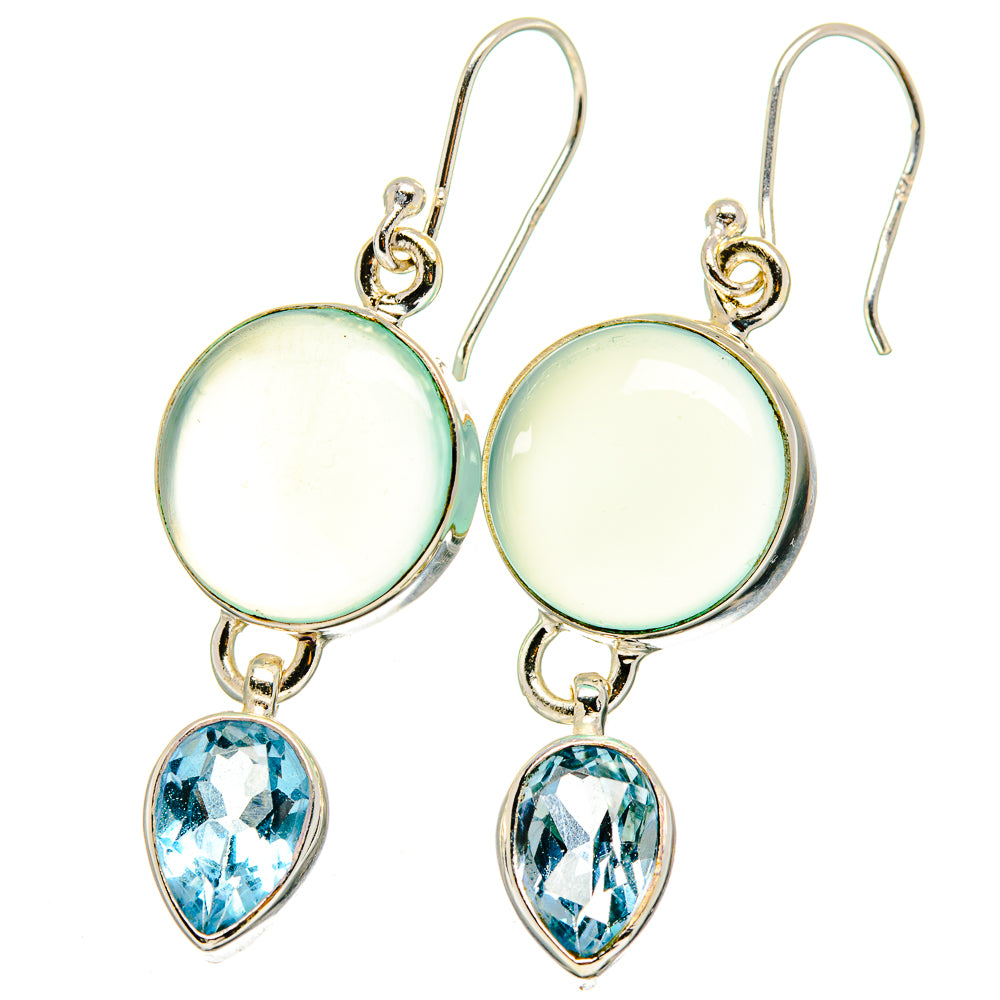 Aquamarine Earrings handcrafted by Ana Silver Co - EARR422275