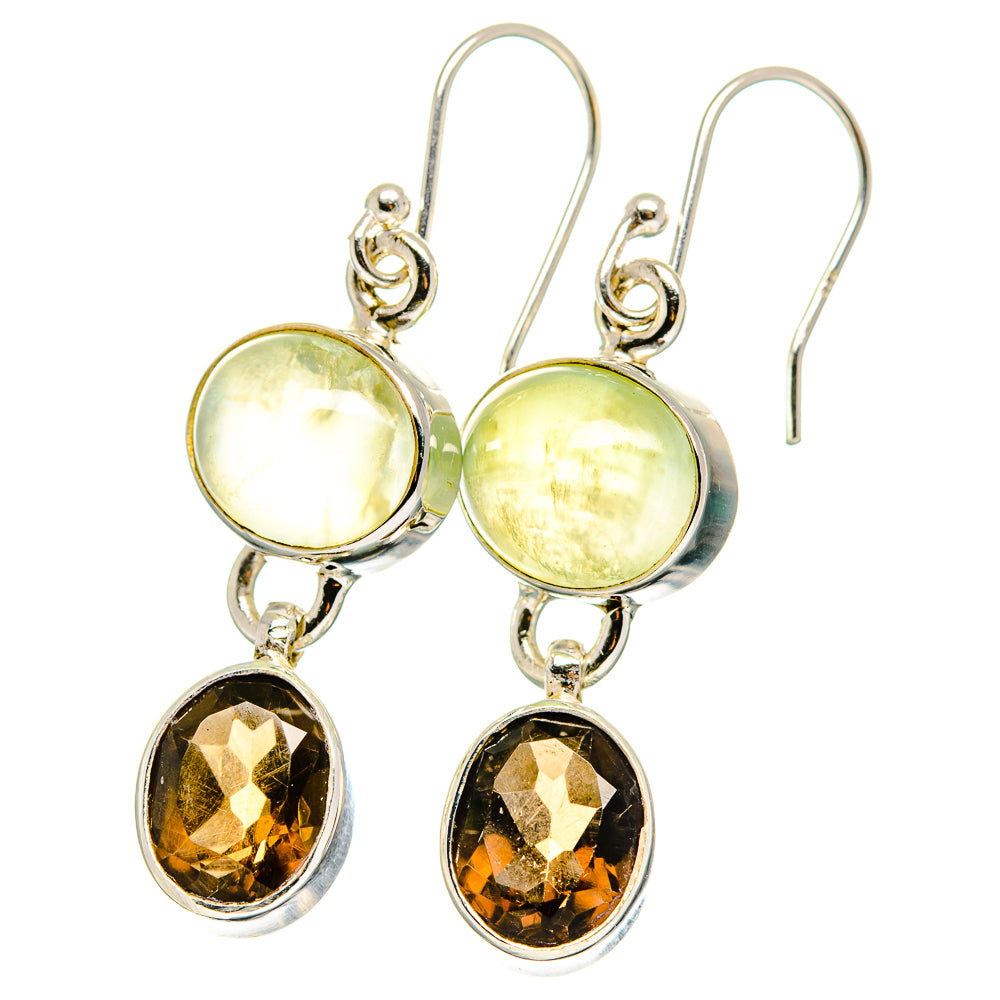 Prehnite Earrings handcrafted by Ana Silver Co - EARR422283