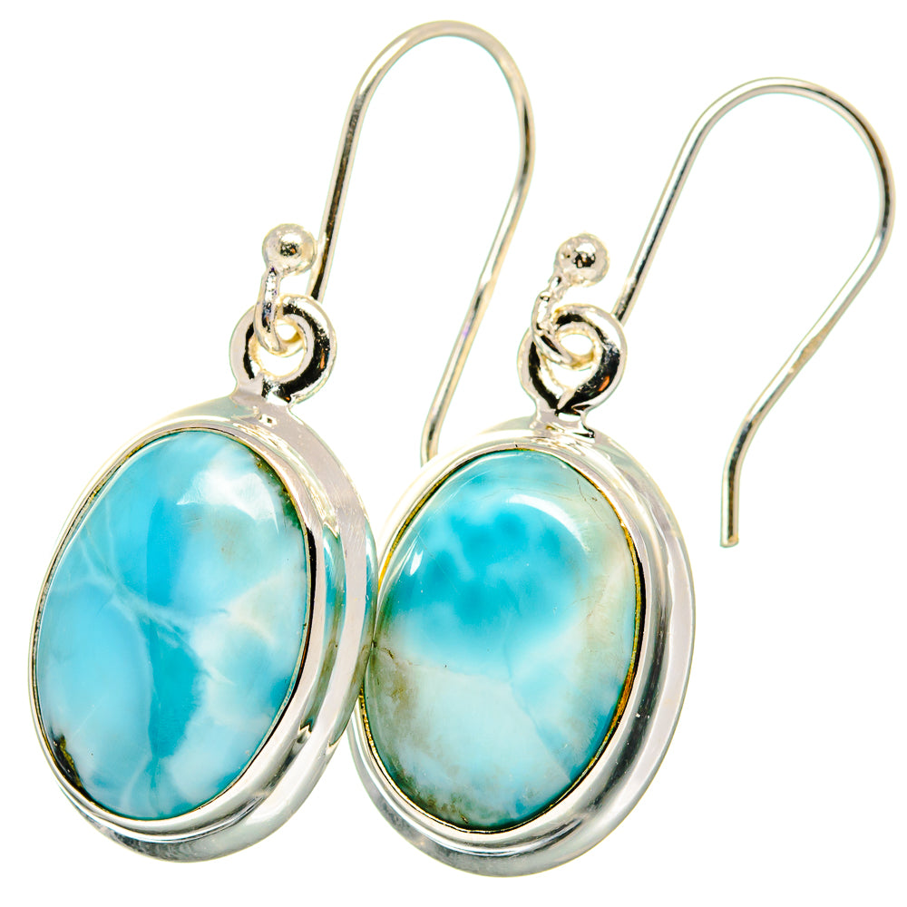 Larimar Earrings handcrafted by Ana Silver Co - EARR422286