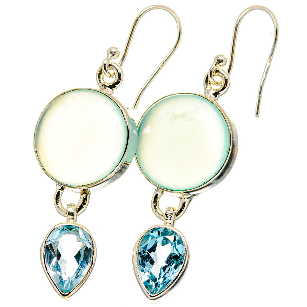 Aquamarine Earrings handcrafted by Ana Silver Co - EARR422290