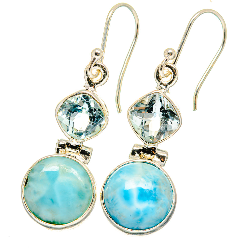 Larimar Earrings handcrafted by Ana Silver Co - EARR422293