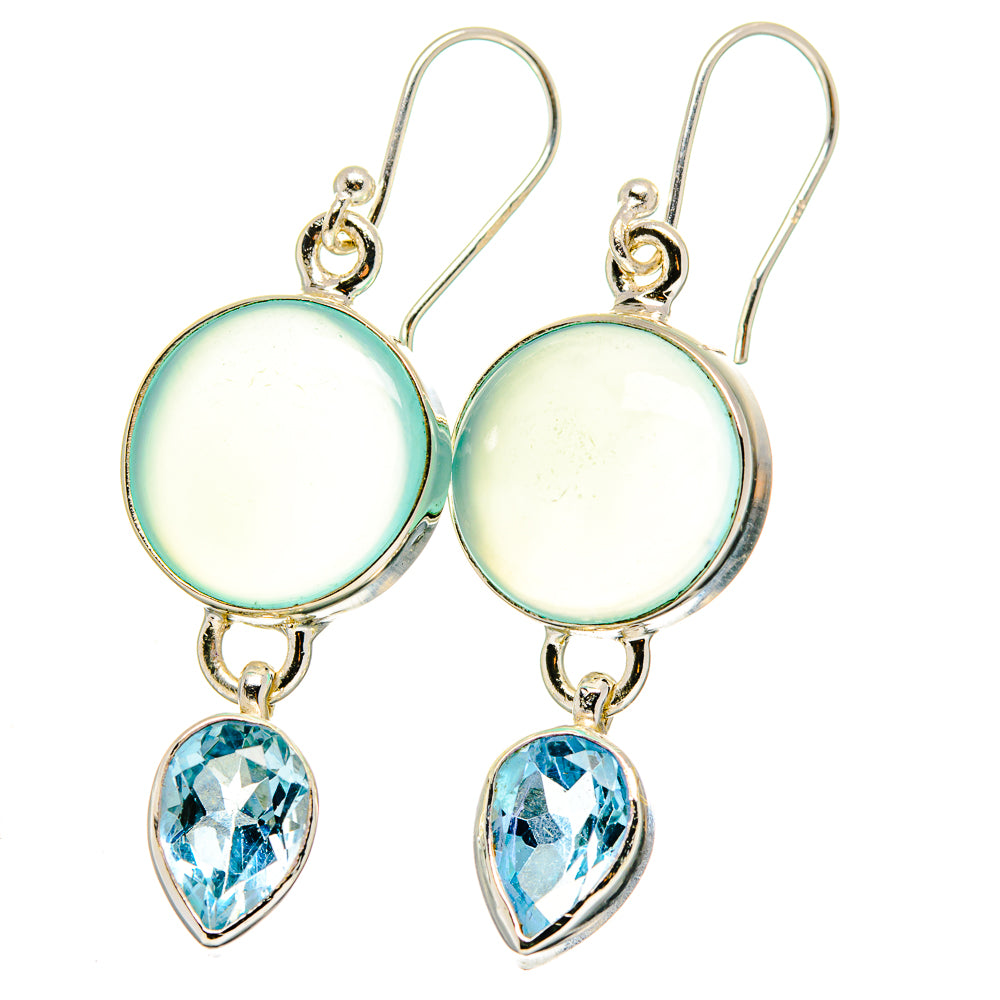 Aquamarine Earrings handcrafted by Ana Silver Co - EARR422297