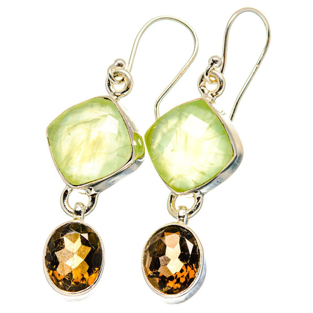 Prehnite Earrings handcrafted by Ana Silver Co - EARR422304