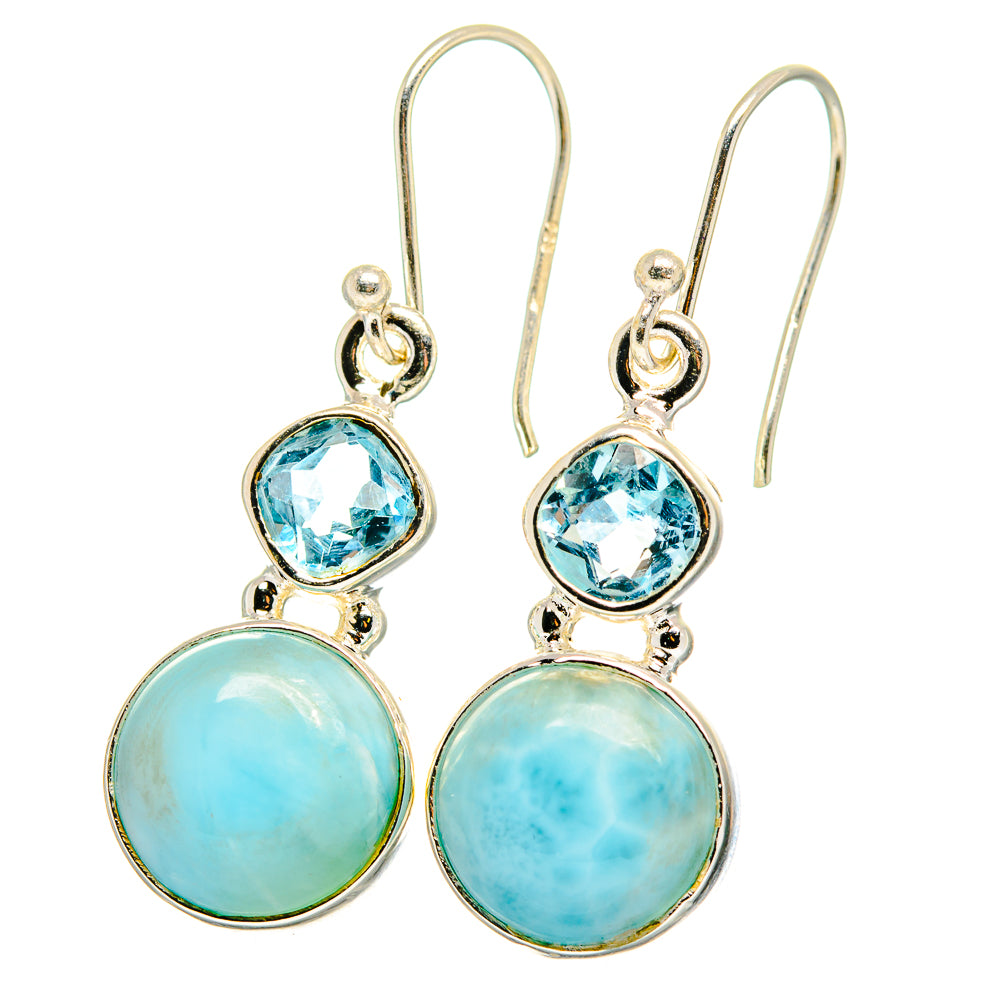 Larimar Earrings handcrafted by Ana Silver Co - EARR422314