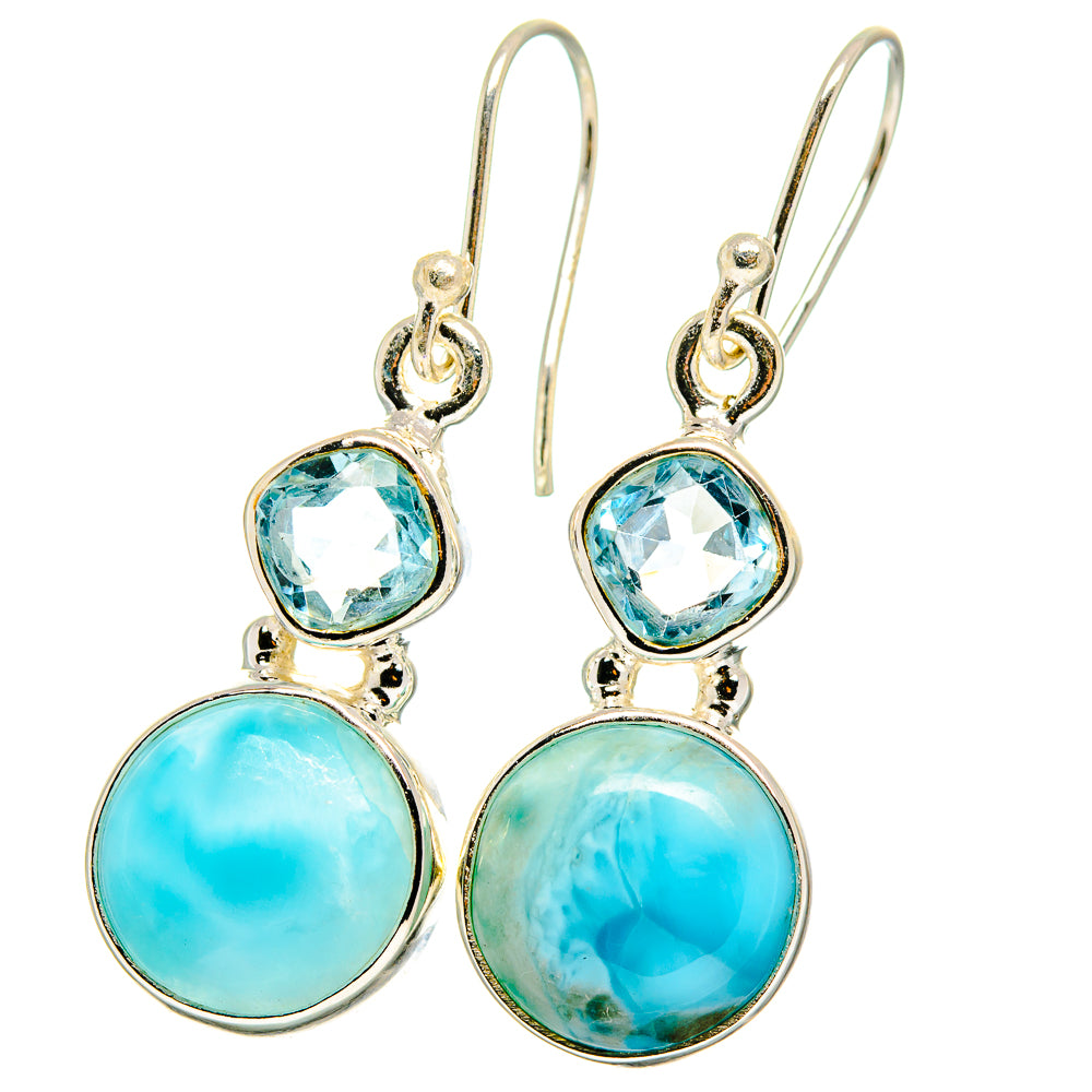 Larimar Earrings handcrafted by Ana Silver Co - EARR422316