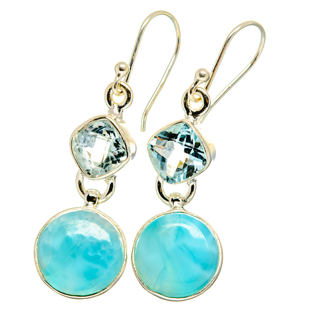Larimar Earrings handcrafted by Ana Silver Co - EARR422322