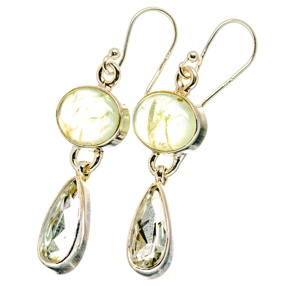 White Quartz Earrings handcrafted by Ana Silver Co - EARR422331