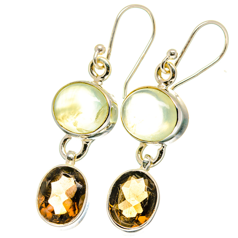 Smoky Quartz Earrings handcrafted by Ana Silver Co - EARR422346