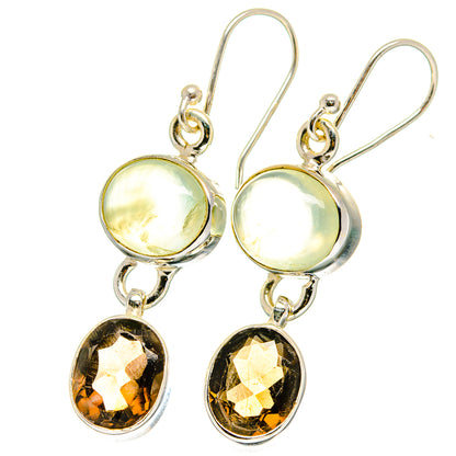 Smoky Quartz Earrings handcrafted by Ana Silver Co - EARR422346