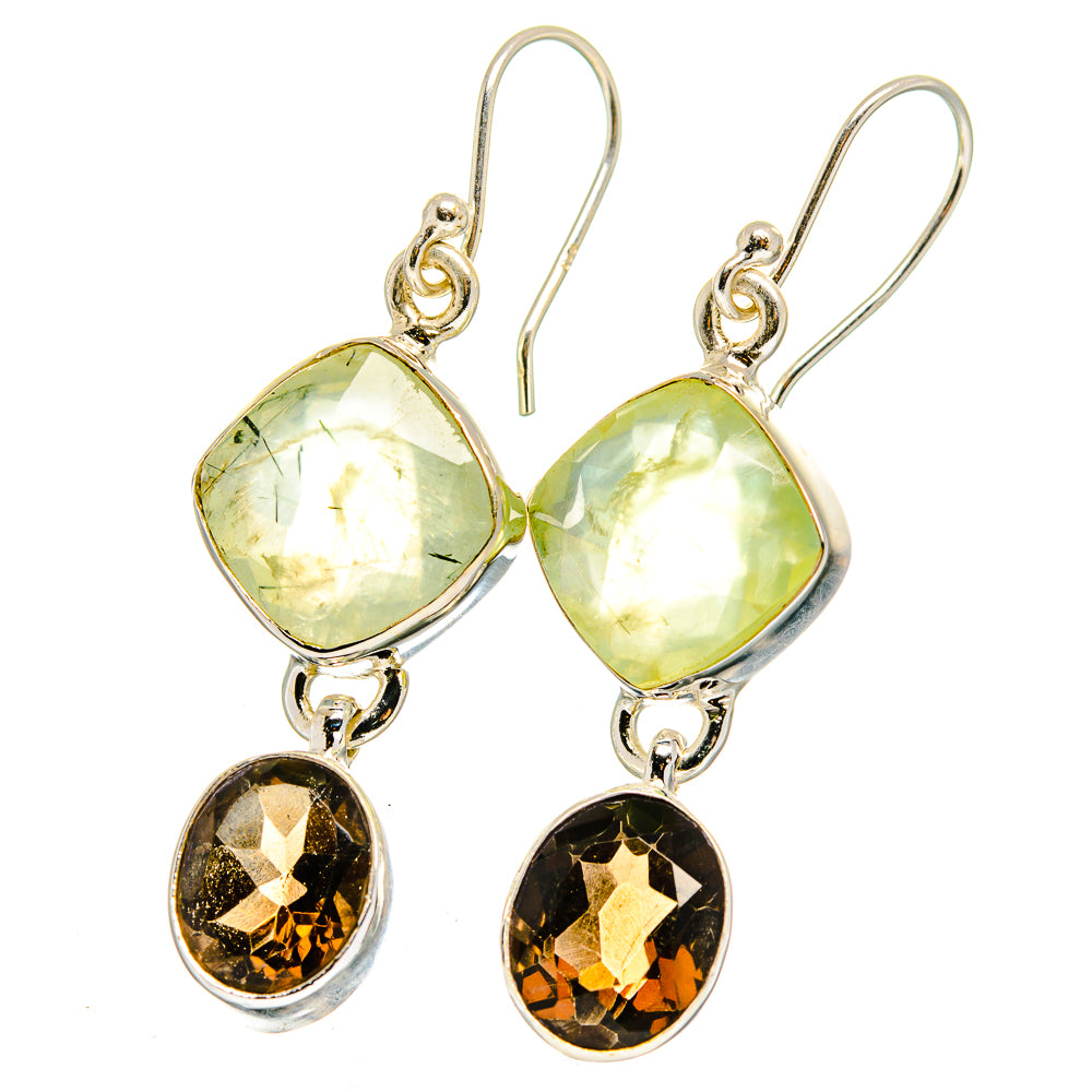 Prehnite Earrings handcrafted by Ana Silver Co - EARR422350
