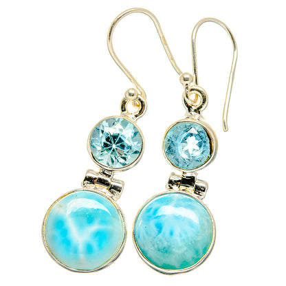 Larimar Earrings handcrafted by Ana Silver Co - EARR422377