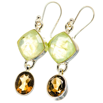 Prehnite Earrings handcrafted by Ana Silver Co - EARR422383