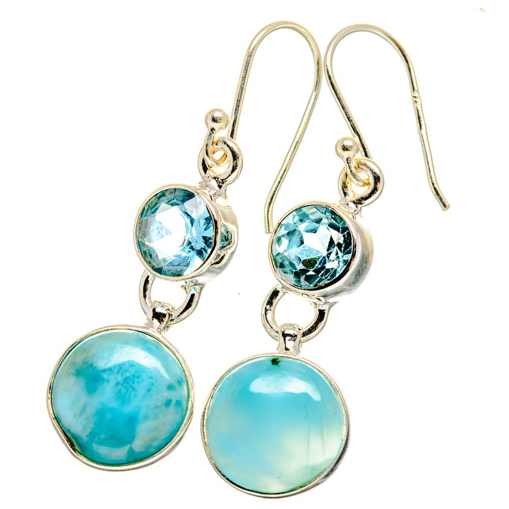 Larimar Earrings handcrafted by Ana Silver Co - EARR422386