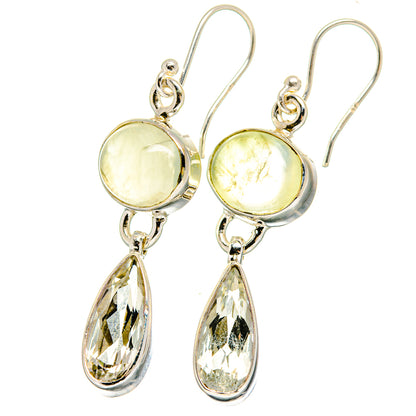 Prehnite Earrings handcrafted by Ana Silver Co - EARR422387