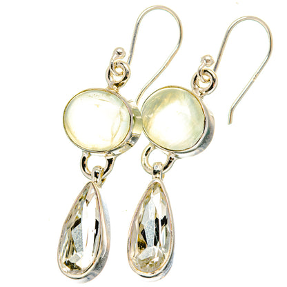 Prehnite Earrings handcrafted by Ana Silver Co - EARR422391