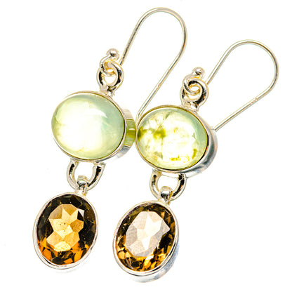 Prehnite Earrings handcrafted by Ana Silver Co - EARR422394