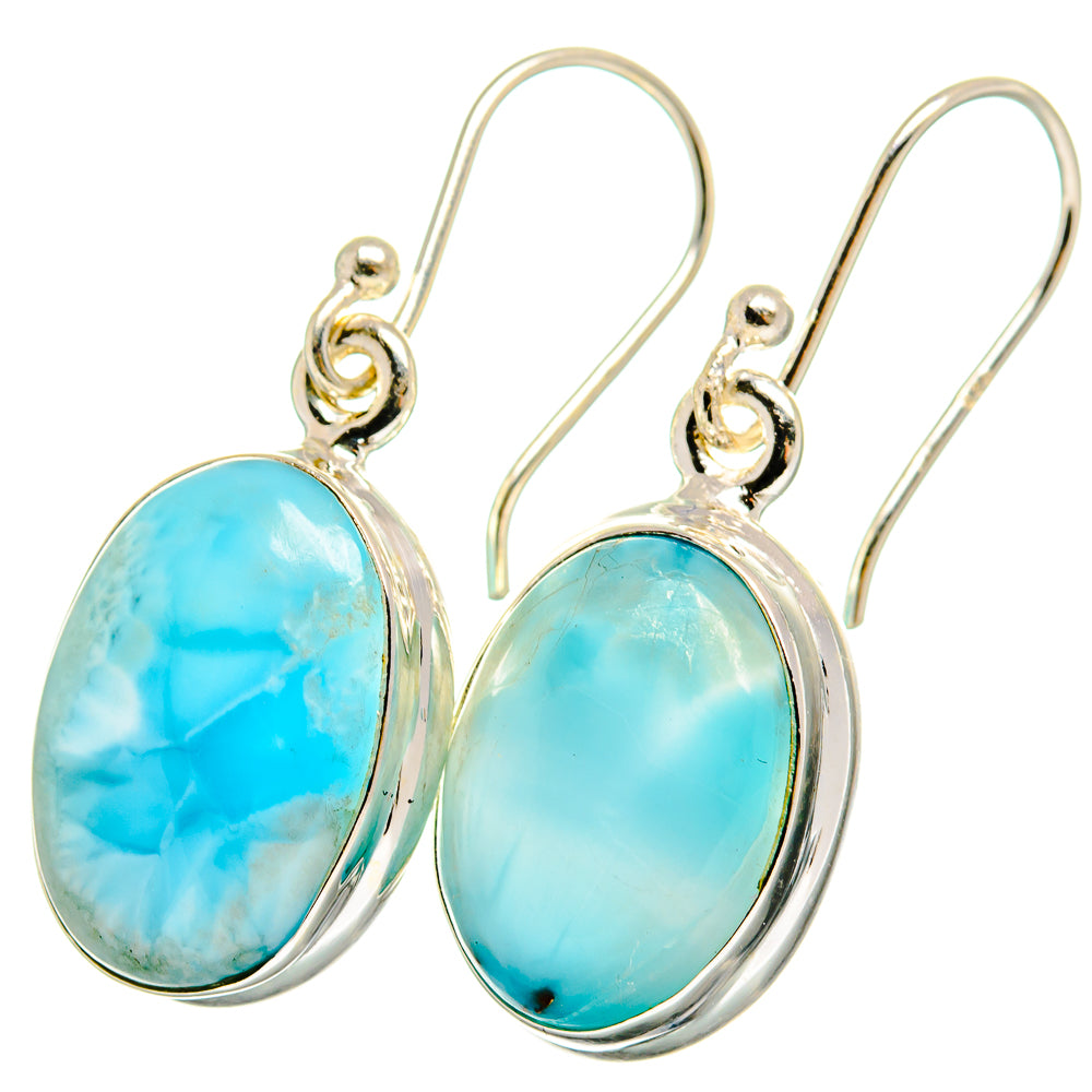 Larimar Earrings handcrafted by Ana Silver Co - EARR422398