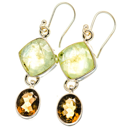Prehnite Earrings handcrafted by Ana Silver Co - EARR422401
