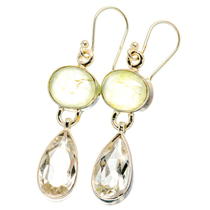 Prehnite Earrings handcrafted by Ana Silver Co - EARR422423