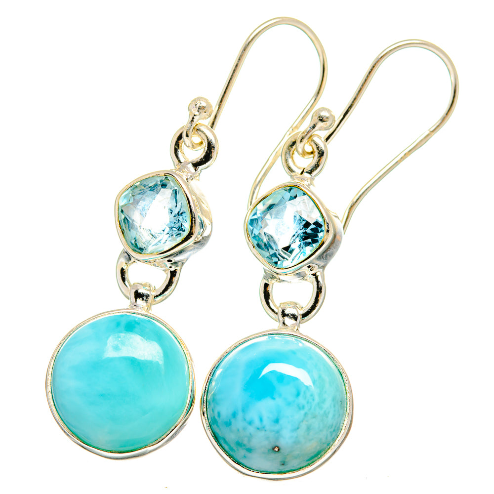 Larimar Earrings handcrafted by Ana Silver Co - EARR422426
