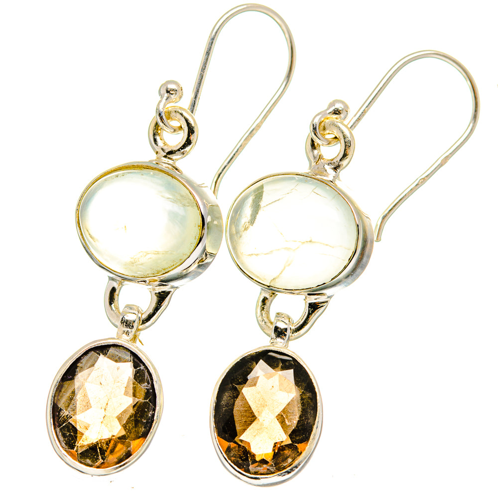 Prehnite Earrings handcrafted by Ana Silver Co - EARR422427