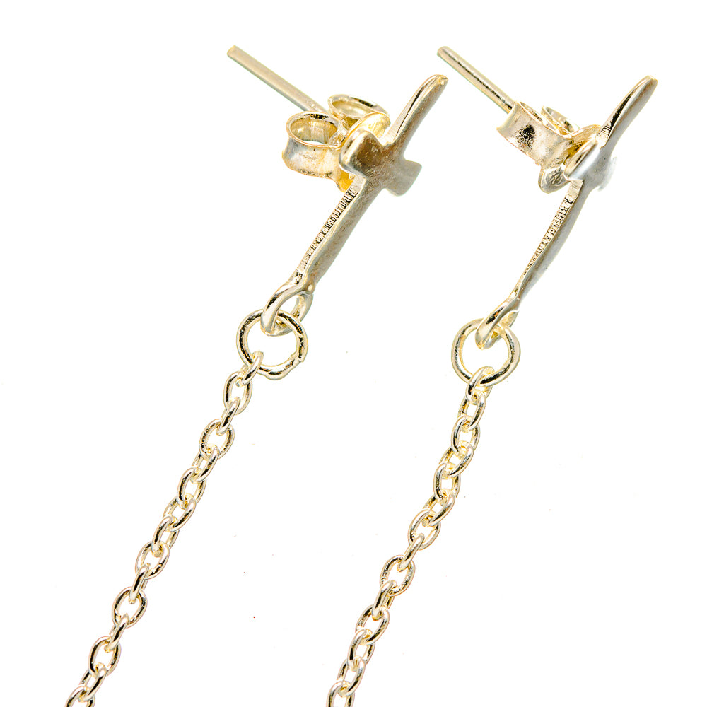 Cross Cuff Earrings handcrafted by Ana Silver Co - EARR422438