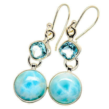 Larimar Earrings handcrafted by Ana Silver Co - EARR422440