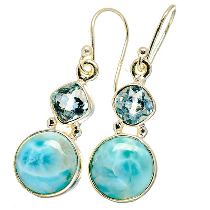 Larimar Earrings handcrafted by Ana Silver Co - EARR422451