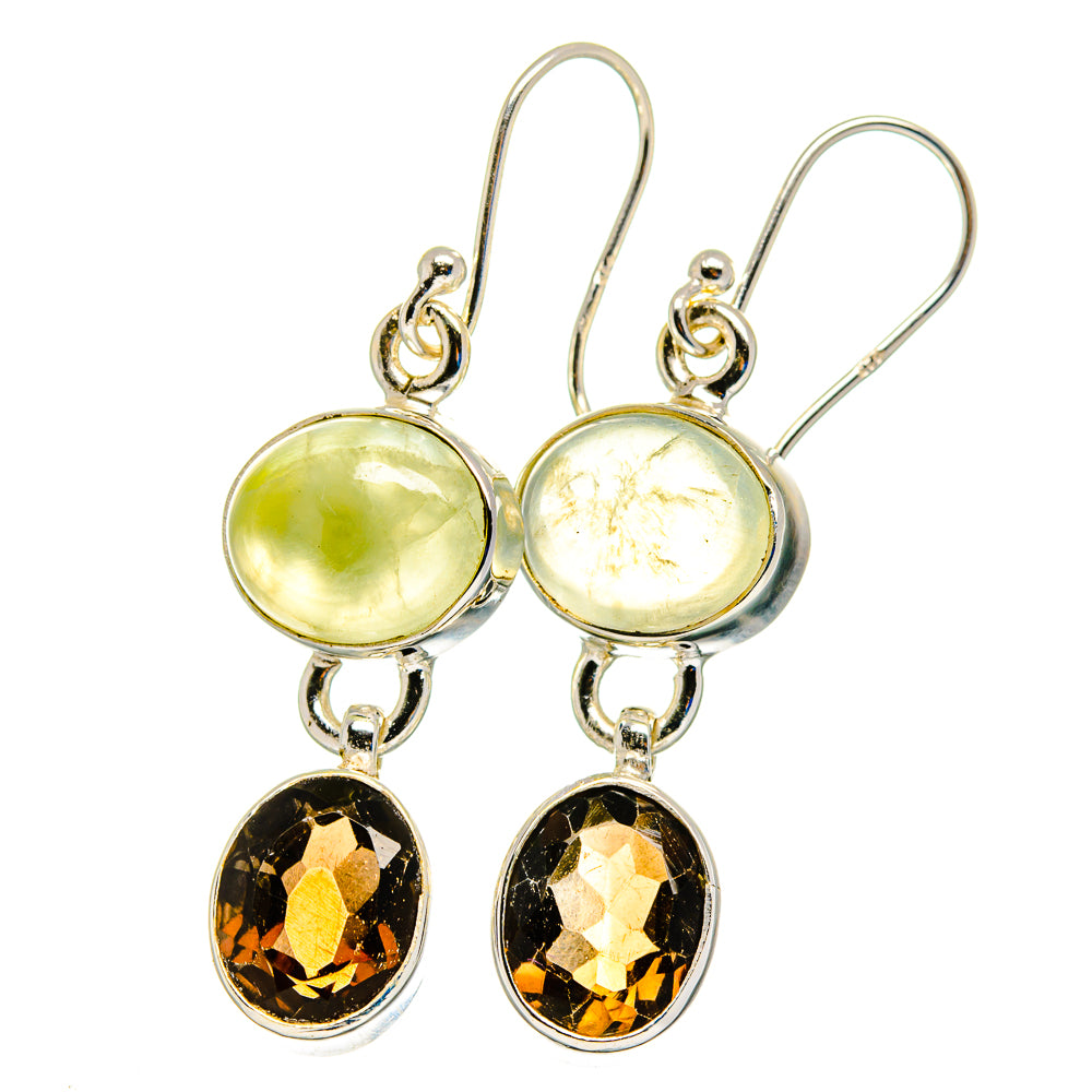 Prehnite Earrings handcrafted by Ana Silver Co - EARR422453 - Photo 2