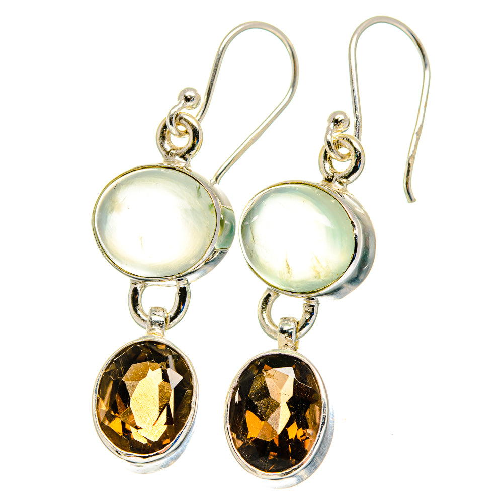 Prehnite Earrings handcrafted by Ana Silver Co - EARR422468 - Photo 2