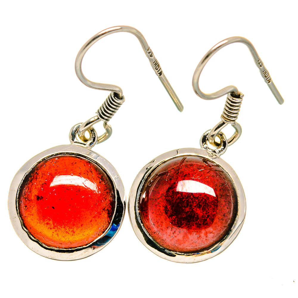 Garnet Earrings handcrafted by Ana Silver Co - EARR422470