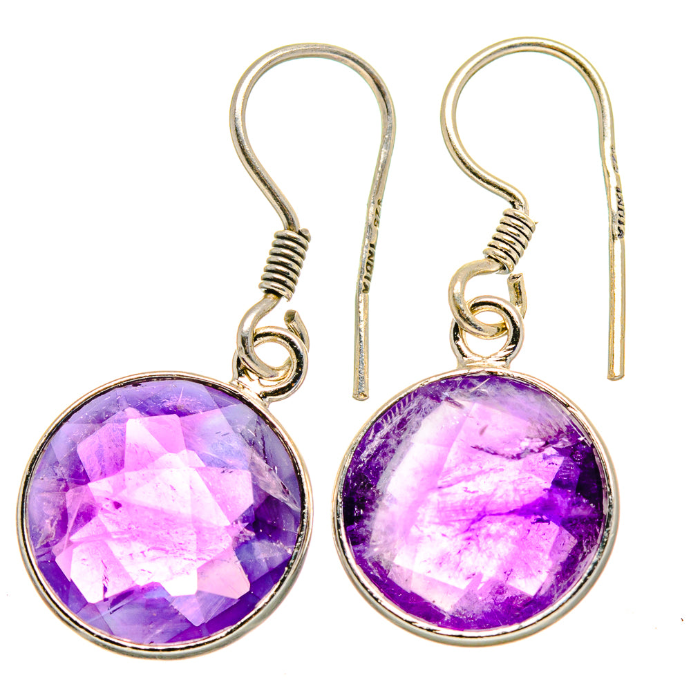 Amethyst Earrings handcrafted by Ana Silver Co - EARR422473