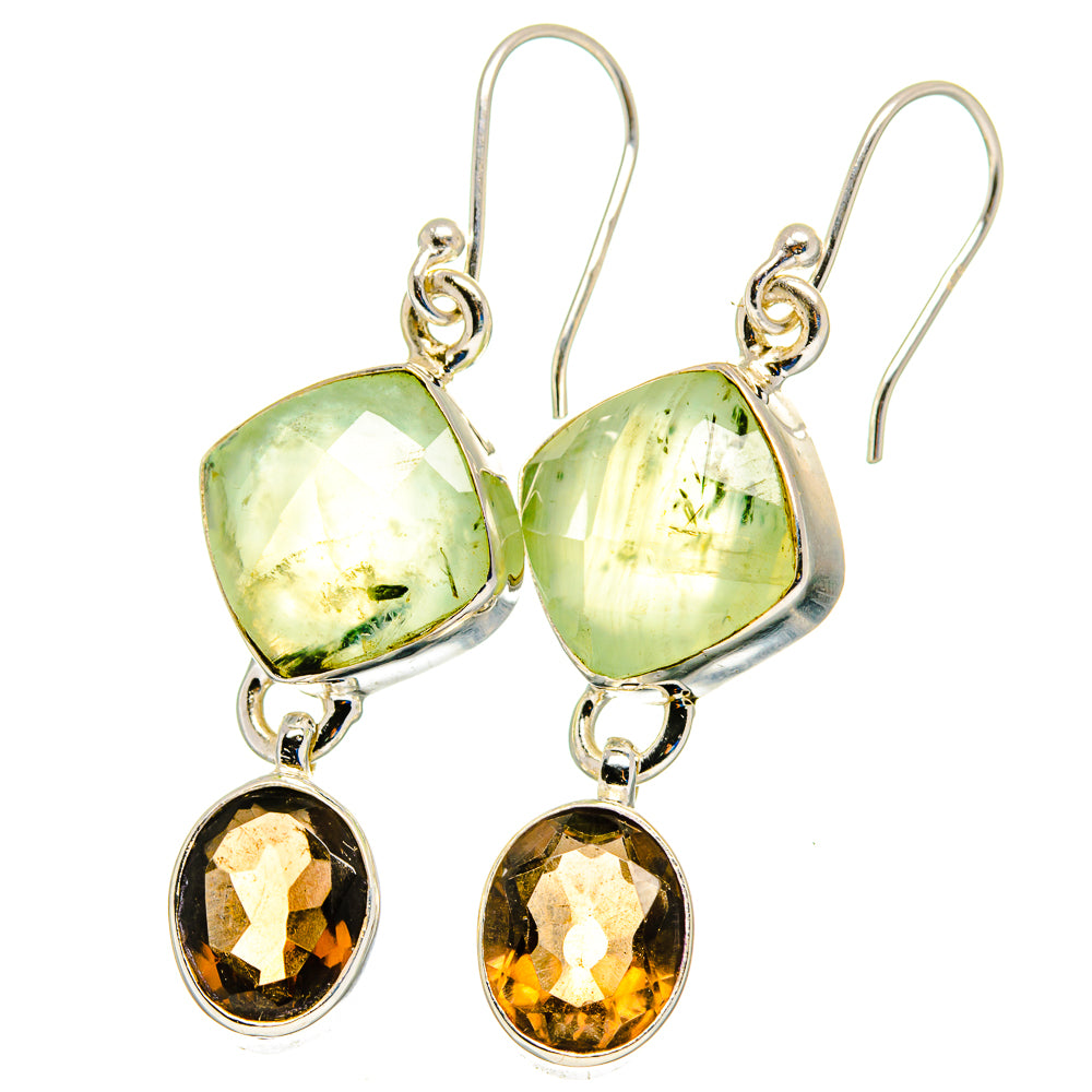 Prehnite Earrings handcrafted by Ana Silver Co - EARR422488