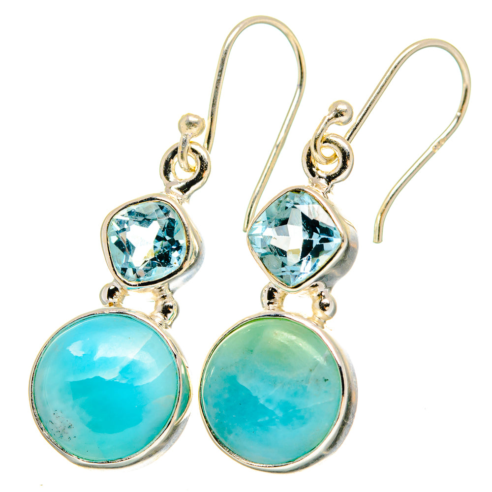 Larimar Earrings handcrafted by Ana Silver Co - EARR422497