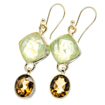 Prehnite Earrings handcrafted by Ana Silver Co - EARR422500