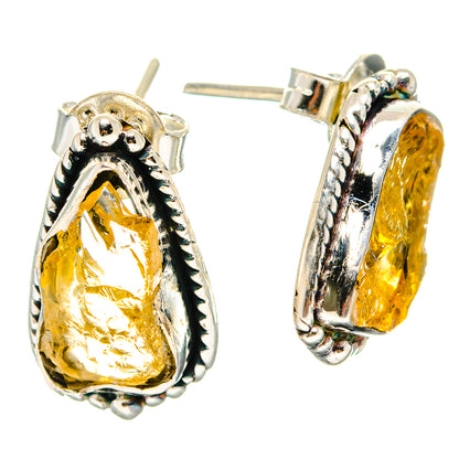Citrine Earrings handcrafted by Ana Silver Co - EARR422529