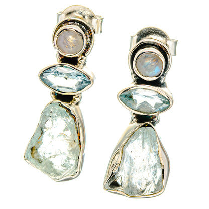 Aquamarine Earrings handcrafted by Ana Silver Co - EARR422536
