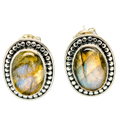 Labradorite Earrings handcrafted by Ana Silver Co - EARR422538