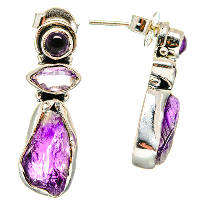 Amethyst Earrings handcrafted by Ana Silver Co - EARR422541