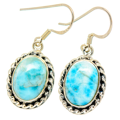 Larimar Earrings handcrafted by Ana Silver Co - EARR422544