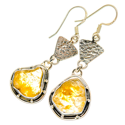 Libyan Glass Earrings handcrafted by Ana Silver Co - EARR422546