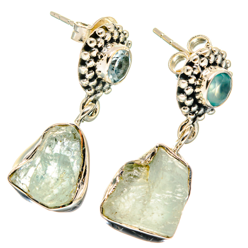 Aquamarine Earrings handcrafted by Ana Silver Co - EARR422554