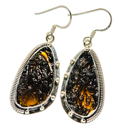 Tektite Earrings handcrafted by Ana Silver Co - EARR422565
