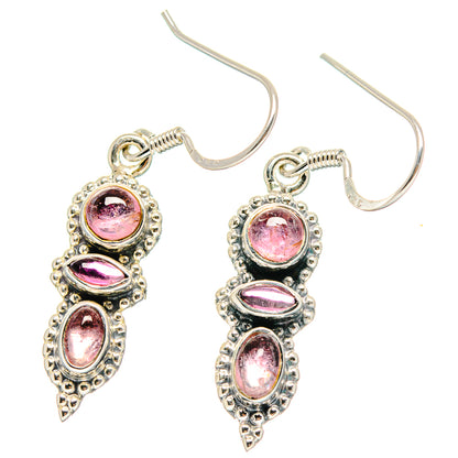 Pink Tourmaline Earrings handcrafted by Ana Silver Co - EARR422568