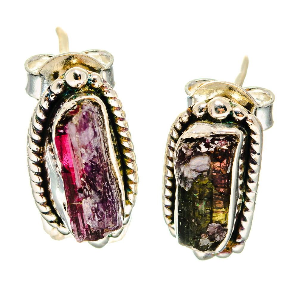 Pink Tourmaline Earrings handcrafted by Ana Silver Co - EARR422575