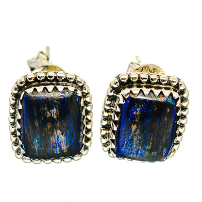 Shattuckite Earrings handcrafted by Ana Silver Co - EARR422576