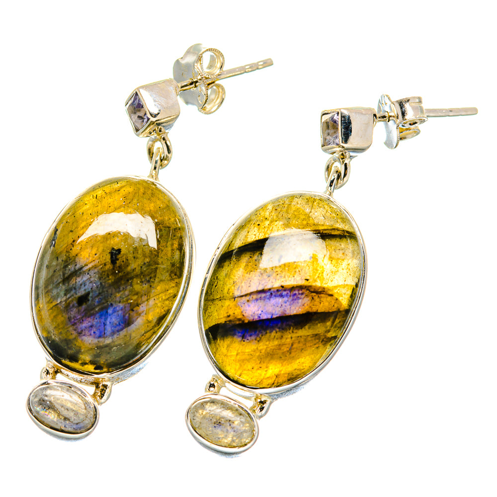 Labradorite Earrings handcrafted by Ana Silver Co - EARR422591